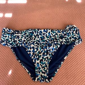 Bleu Rod Beattie Animal Print Bikini Bottom sz 12